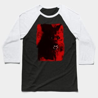 Howling Werewolf T-Shirt Baseball T-Shirt